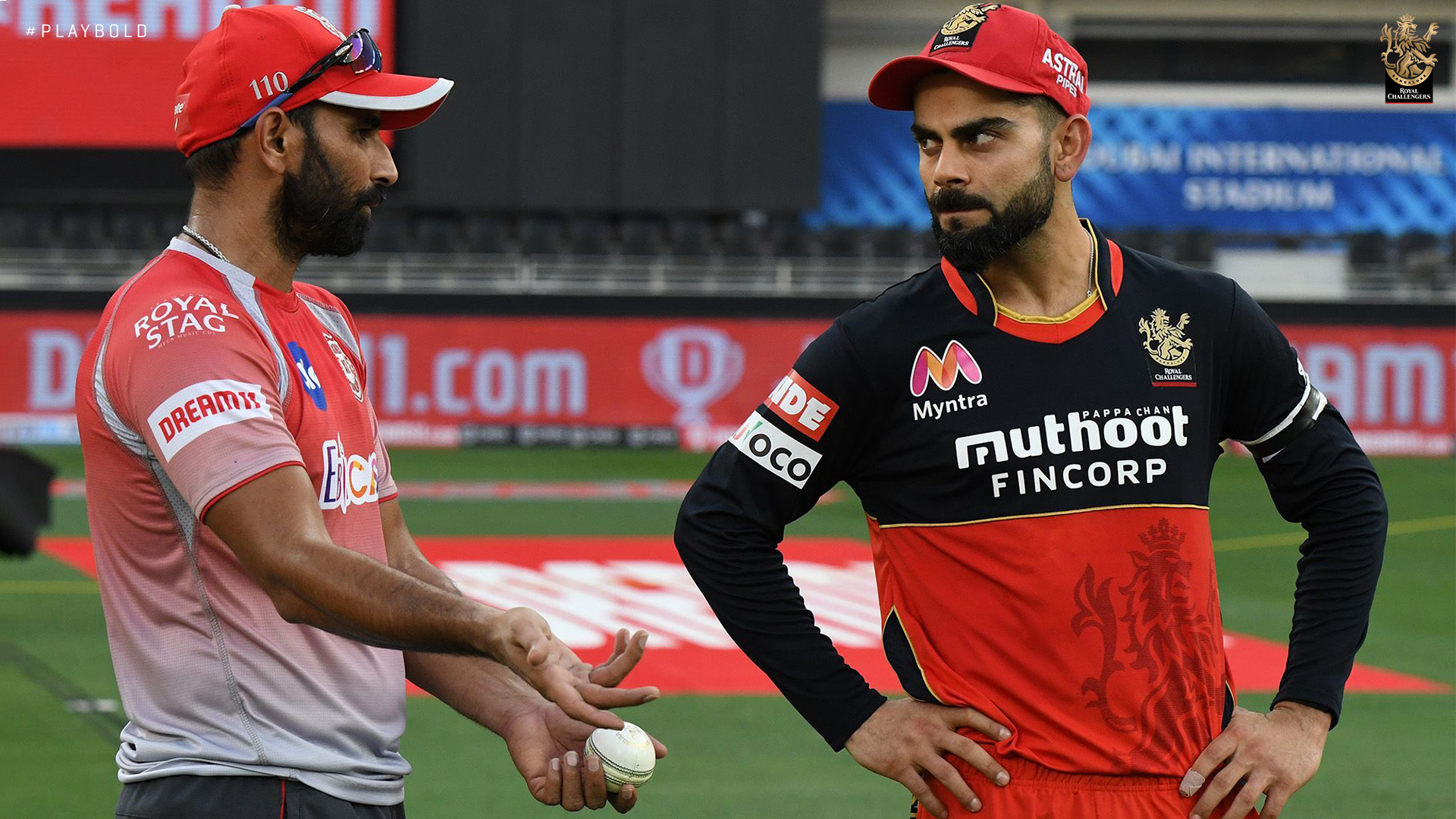 Virat Kohli and Mohammed Shami