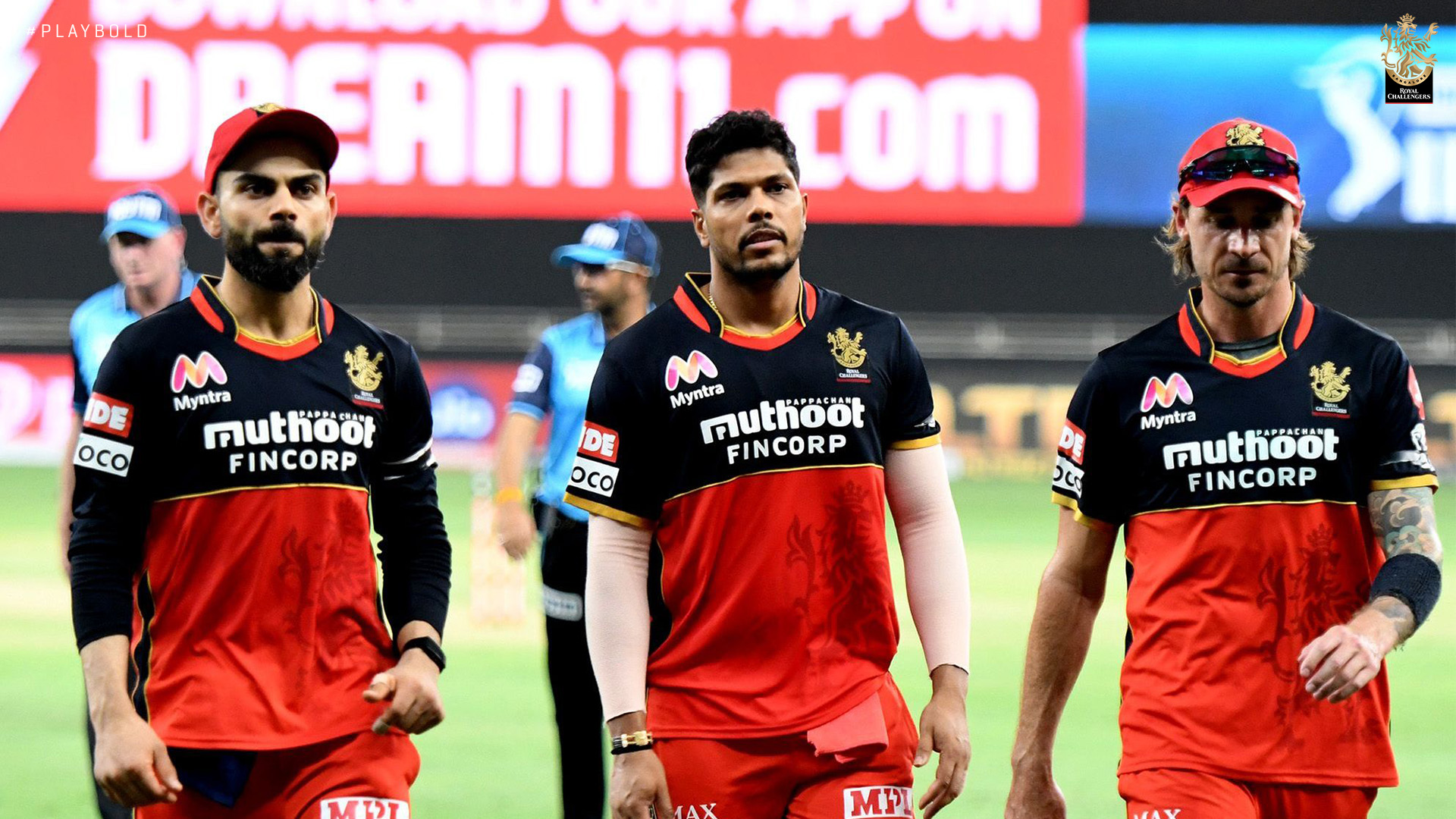 Virat Kohli, Dale Steyn and Umesh Yadav