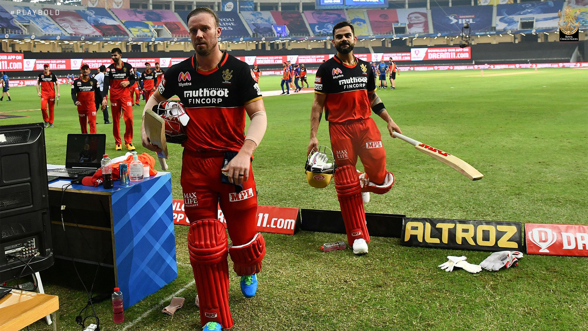 Virat Kohli and AB de Villiers RCB