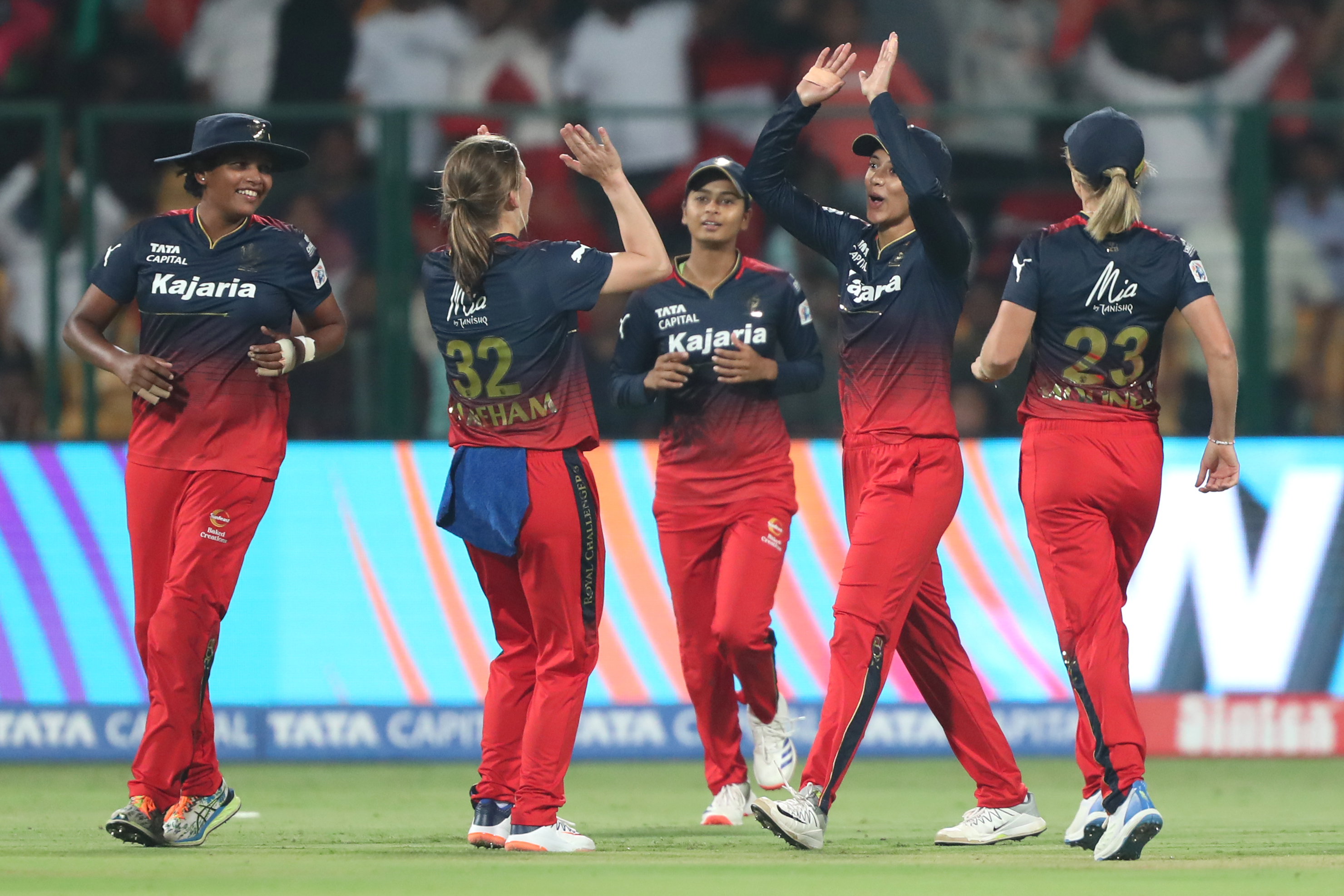 RCB-W won the natch by 8 wickets