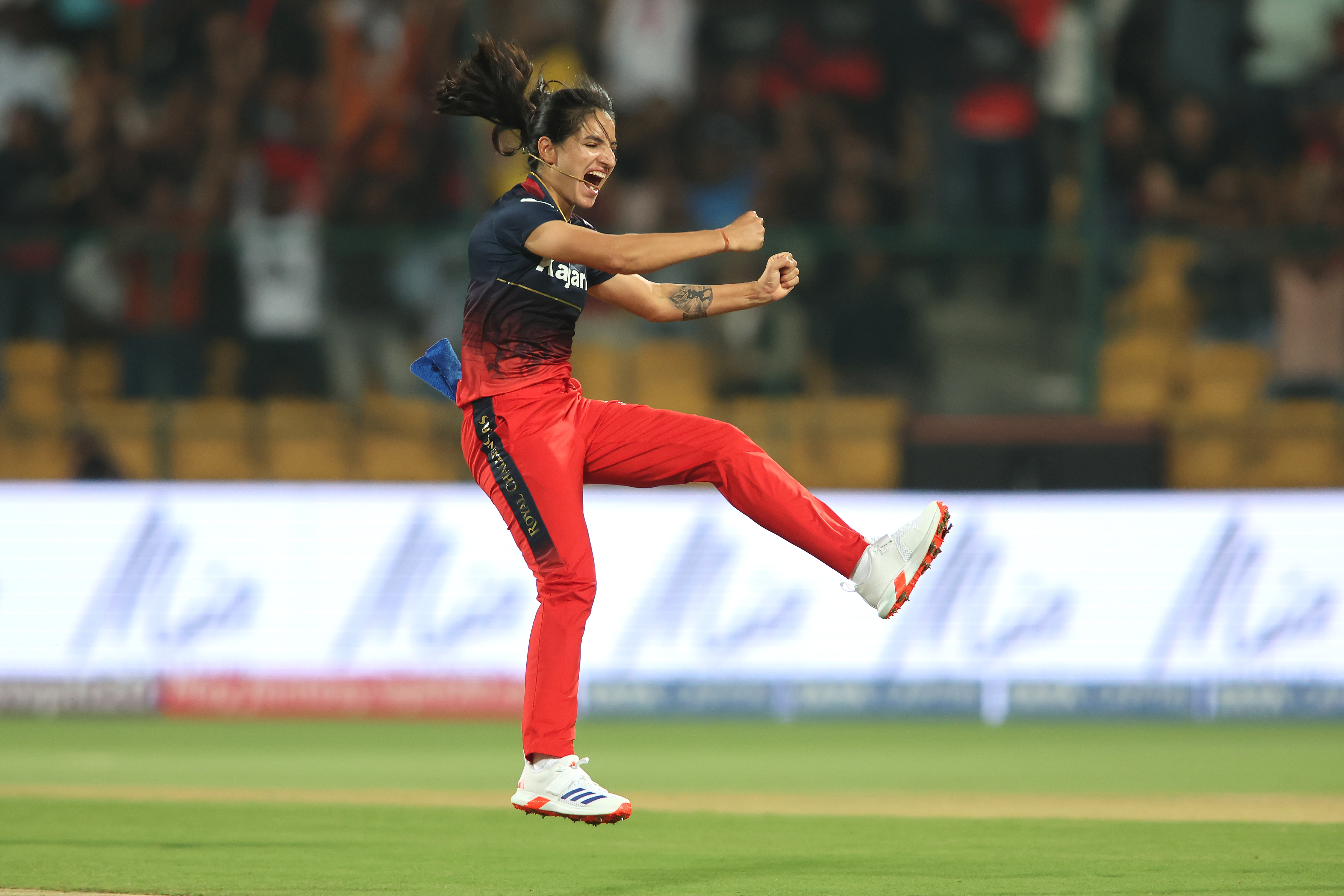 RCB-W won the natch by 8 wickets
