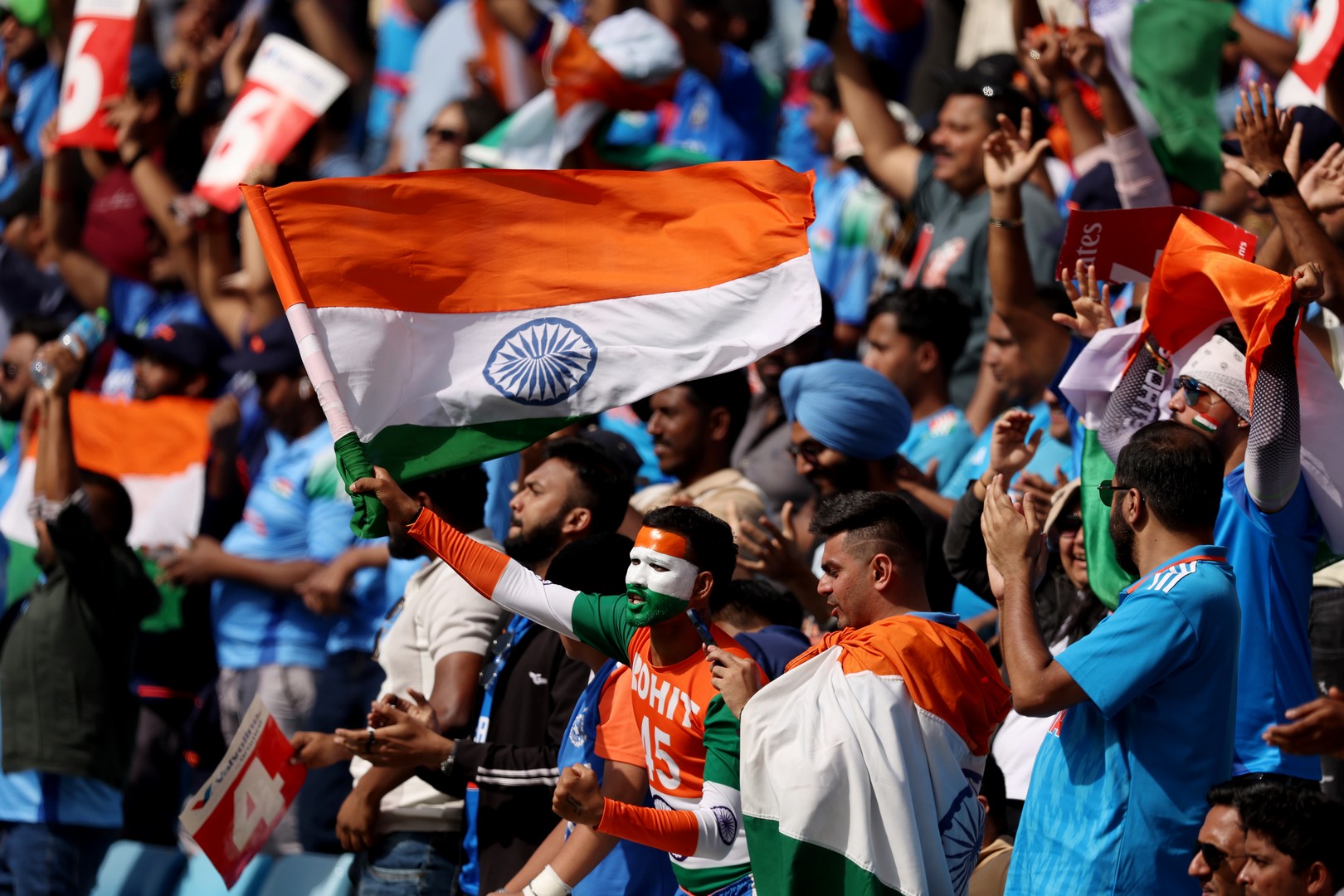 India won by 44 runs