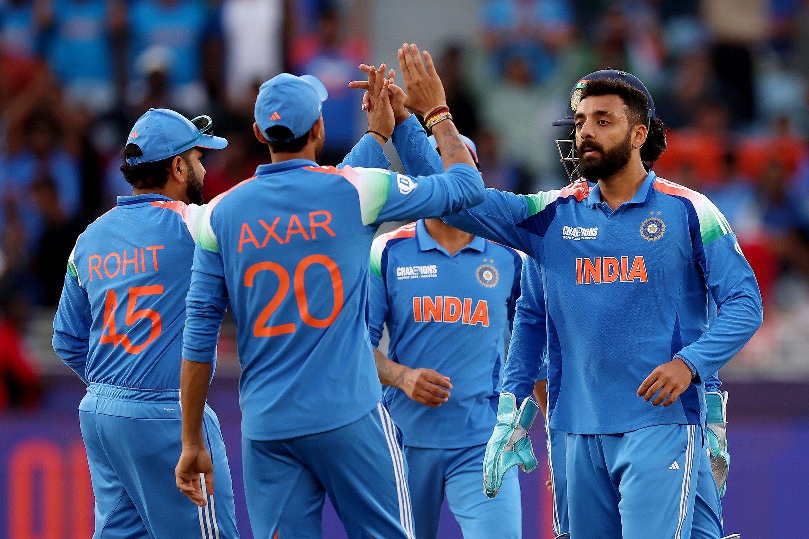 India won by 44 runs