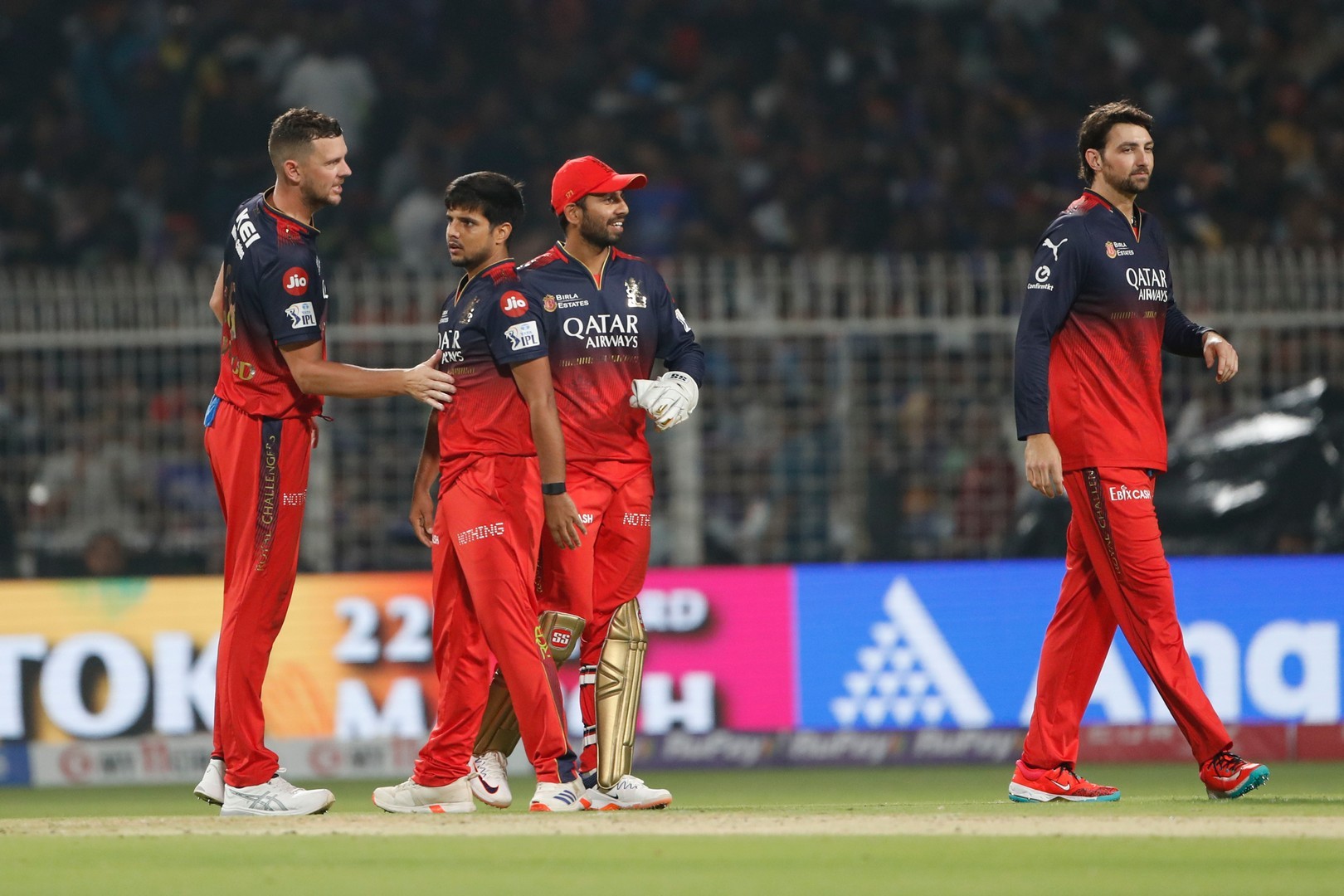 RCB won by 7 wickets.