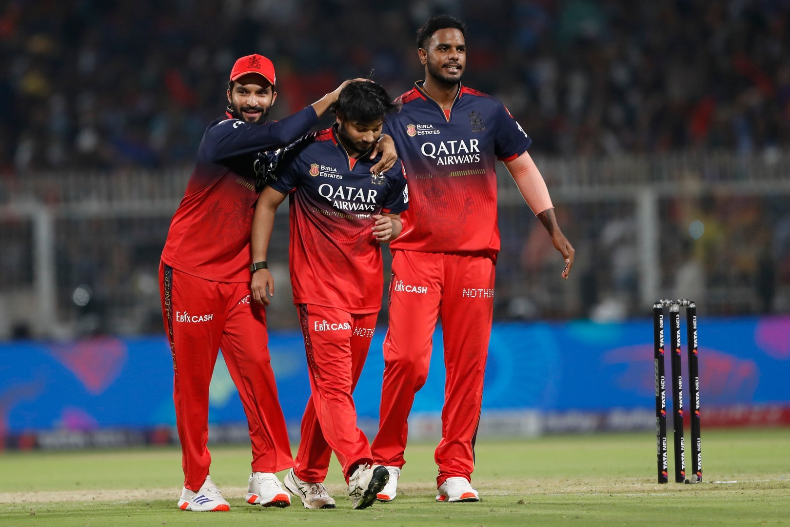 RCB won by 7 wickets.