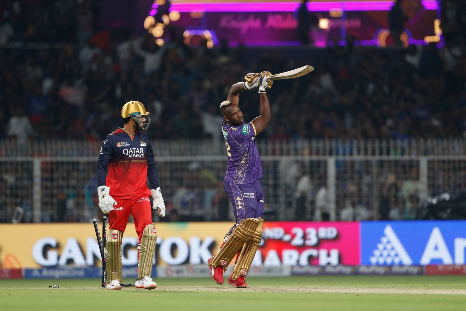 RCB won by 7 wickets.
