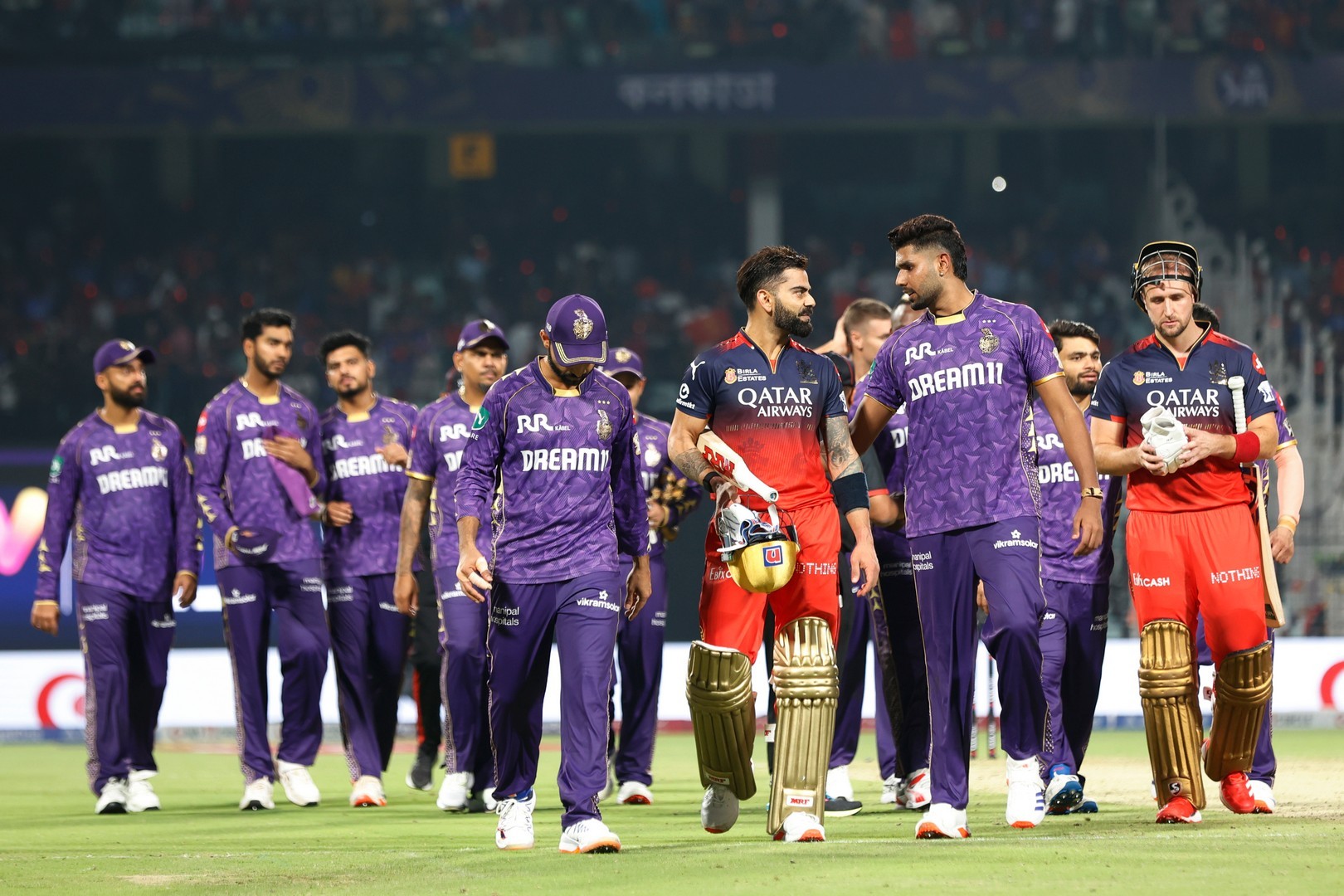 RCB won by 7 wickets.