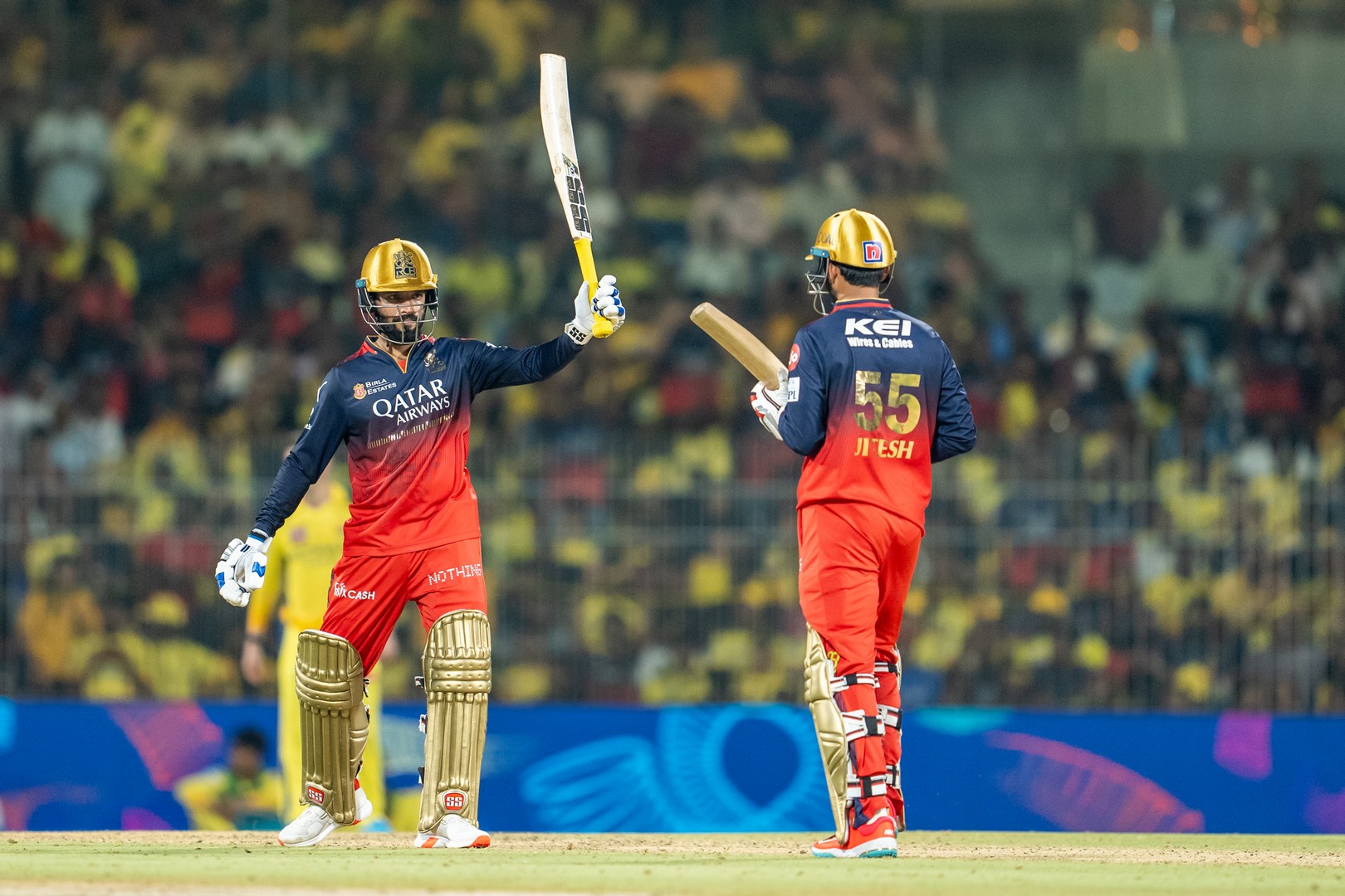 RCB won the match by 50 runs
