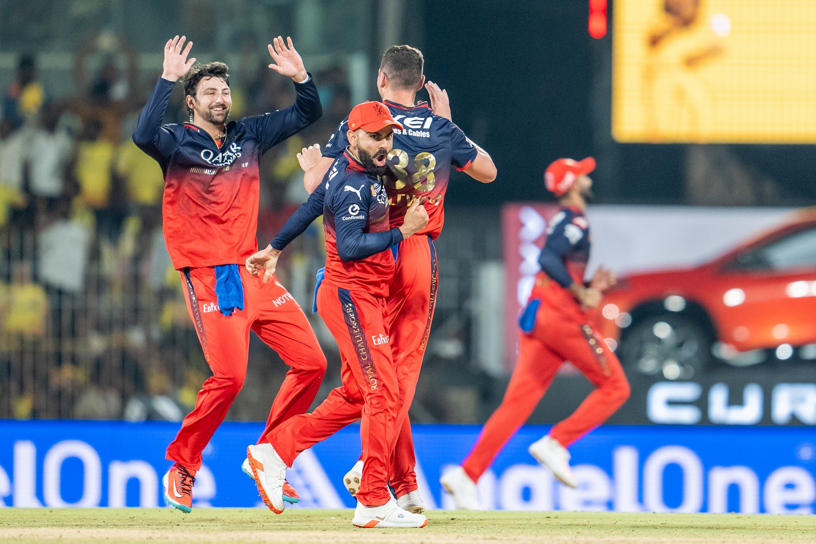 RCB won the match by 50 runs