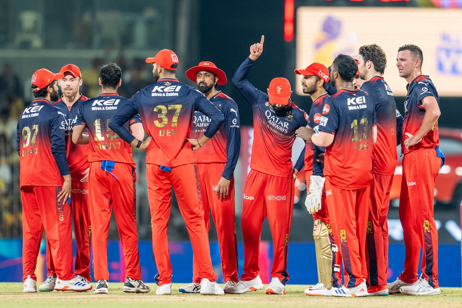 RCB won the match by 50 runs