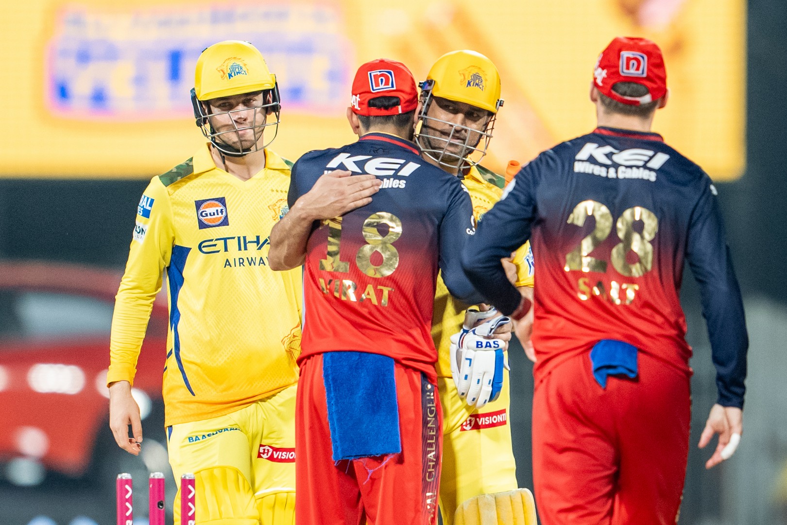 RCB won the match by 50 runs
