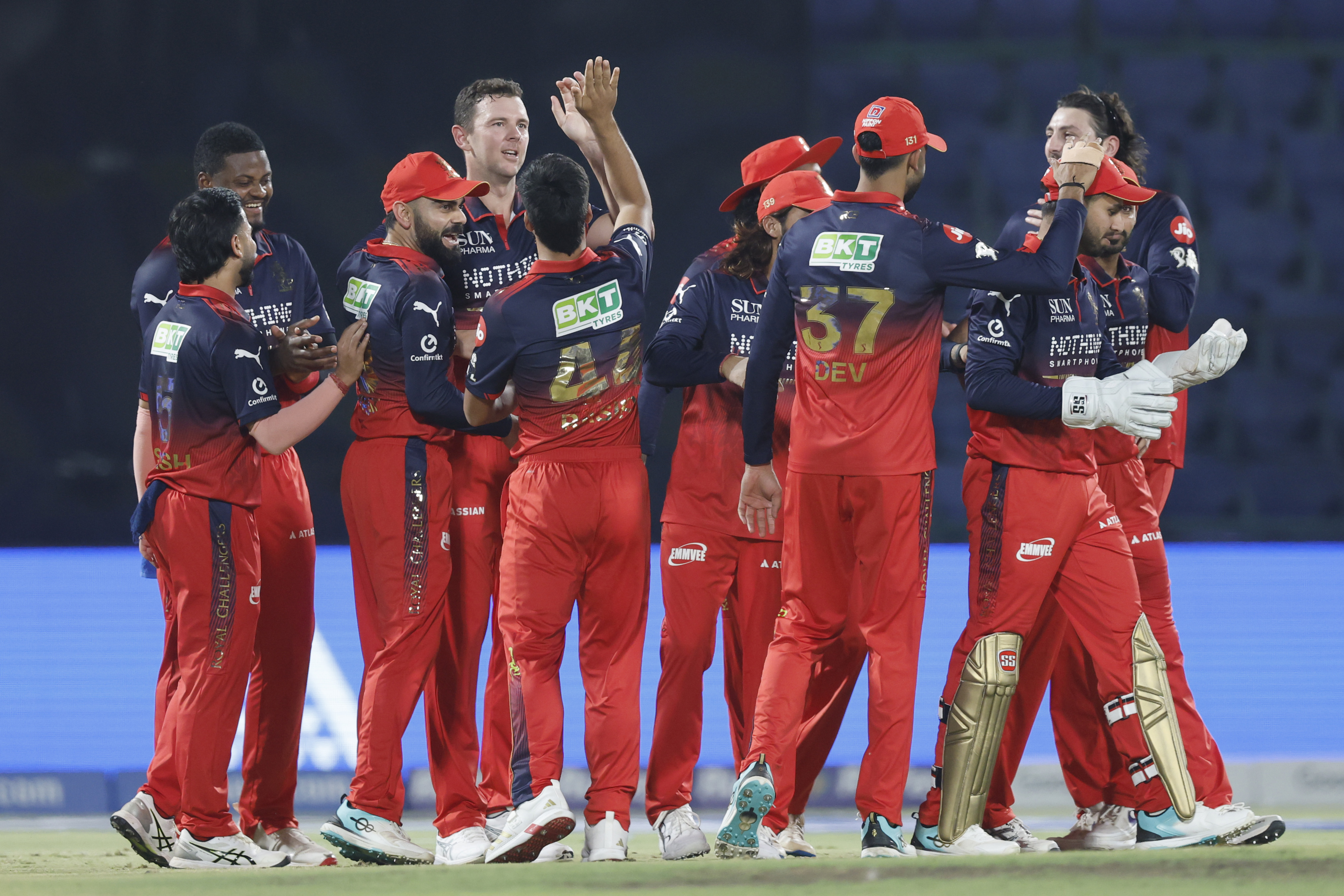 RCB won by 9 wickets