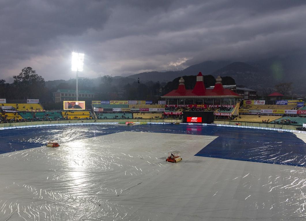 1st ODI was washed out due to profuse rainfall.