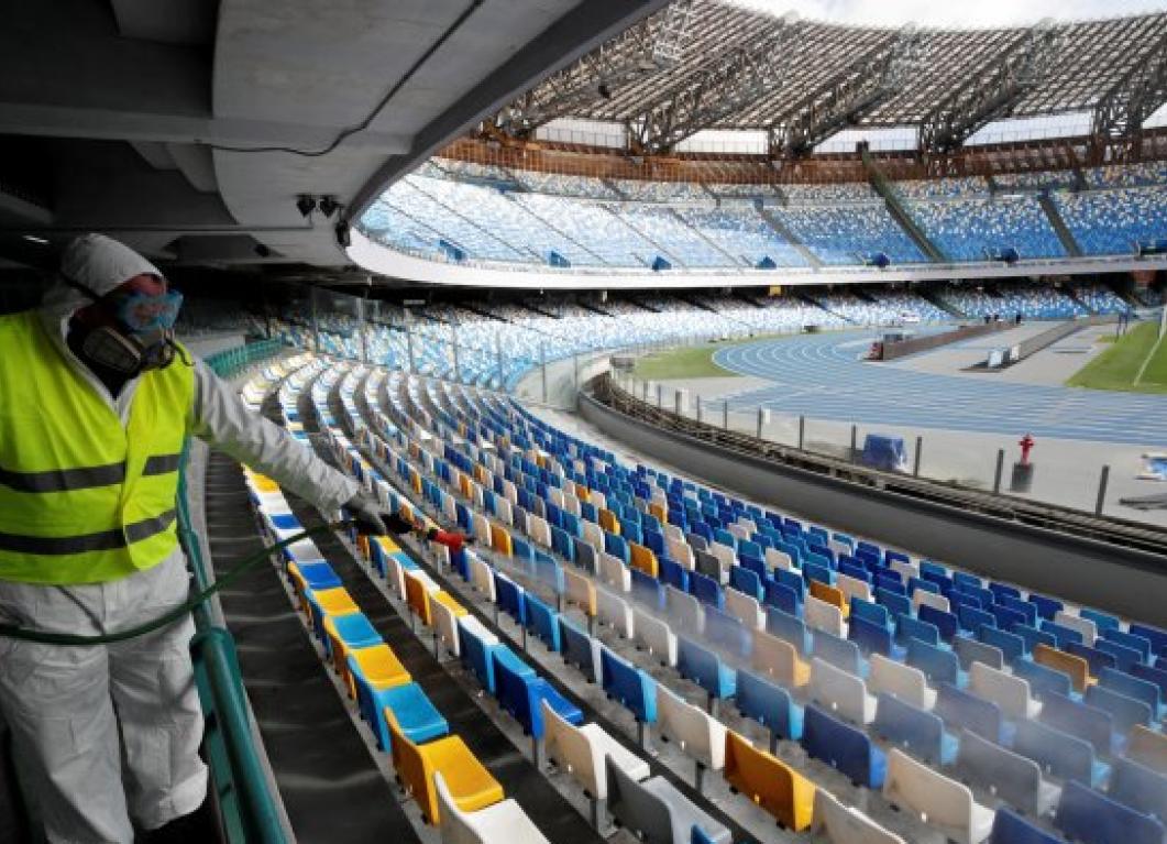 Almost all sporting activity has been put on hold owing to the global pandemic Almost all sporting activity has been put on hold owing to the global pandemic