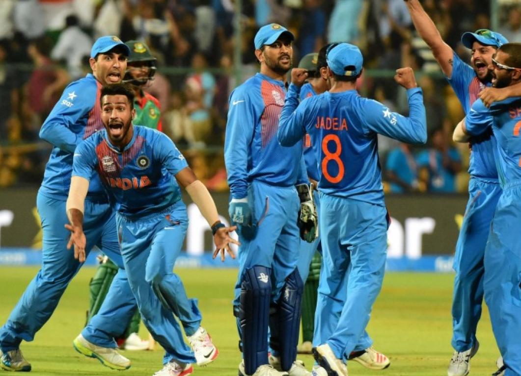 India beat Bangladesh by a run in a thriller in the 2016 T20 World Cup
