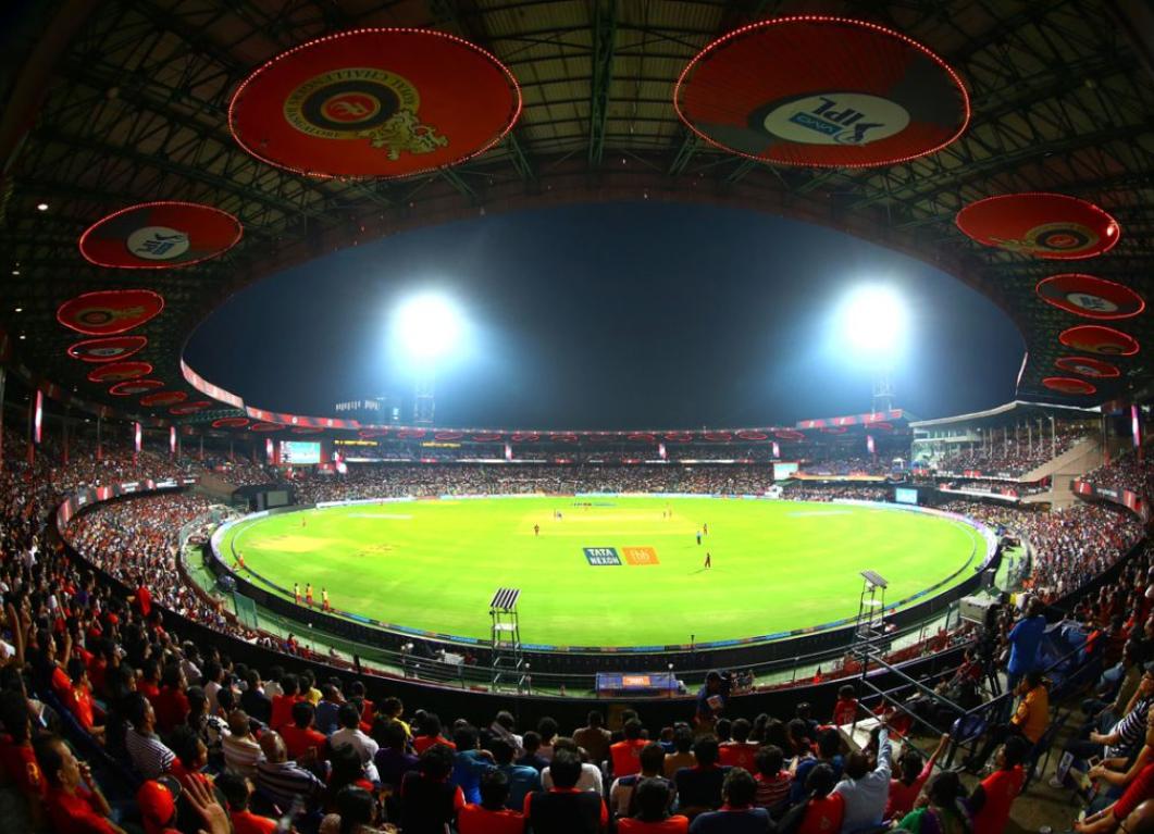 RCB's home ground M Chinnaswamy Stadium, Bengaluru