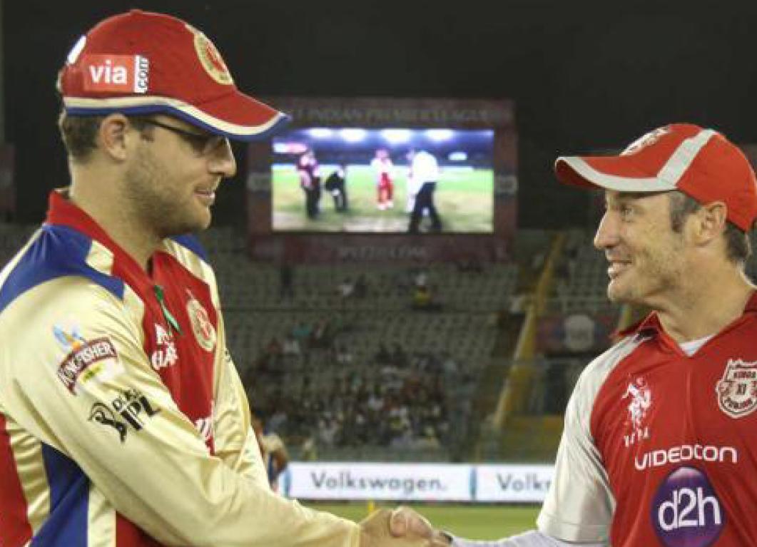 Riding on Chris Gayle's blitzkrieg and AB de Villiers' half-century, RCB get two vital points against The Kings XI Punjab in the IPL. Riding on Chris Gayle's blitzkrieg and AB de Villiers' half-century, RCB get two vital points against The Kings XI Punjab in the IPL.