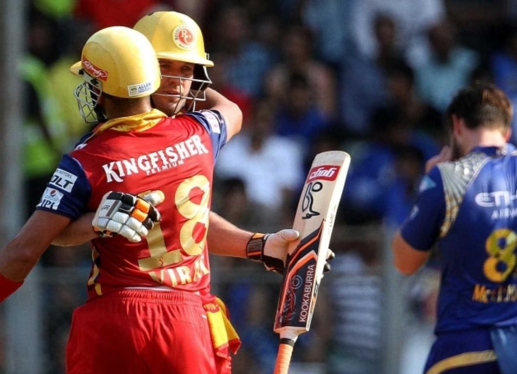 AB de Villiers and Virat Kohli partnership destroys Mumbai Indians on this day in 2015 AB de Villiers and Virat Kohli partnership destroys Mumbai Indians on this day in 2015