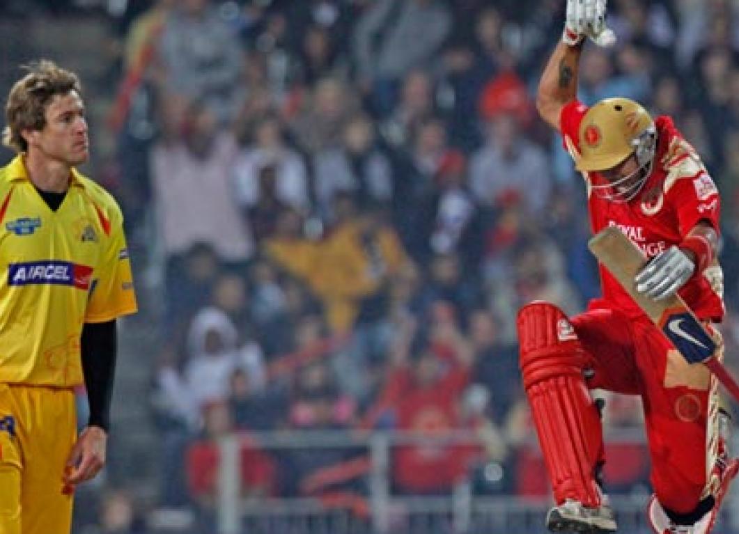 Royal Challengers Bangalore overpower Chennai Super Kings to reach the final of the 2009 IPL. Royal Challengers Bangalore overpower Chennai Super Kings to reach the final of the 2009 IPL.