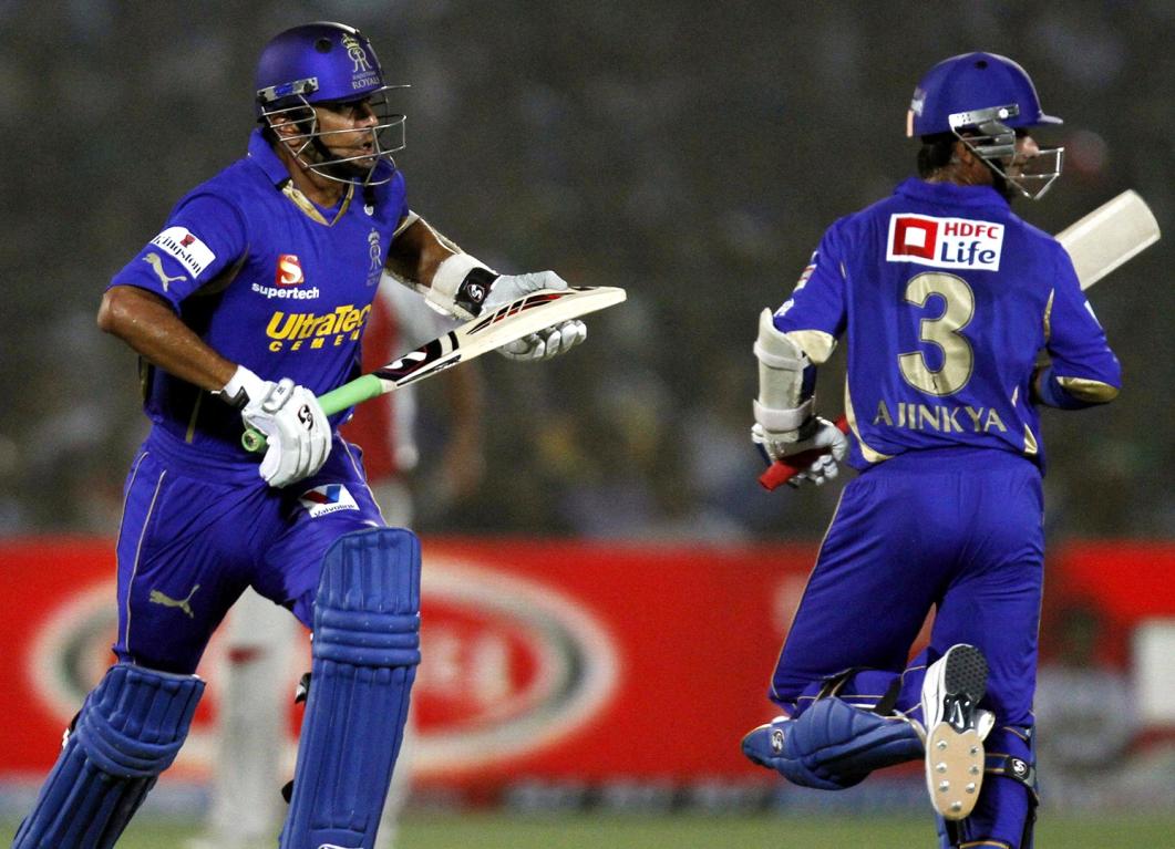 Rahul Dravid and Ajinkya Rahane Ajinkya Rahane recollected the advice from Rahul Dravid, which helped him broaden his repertoire in T20 cricket.
