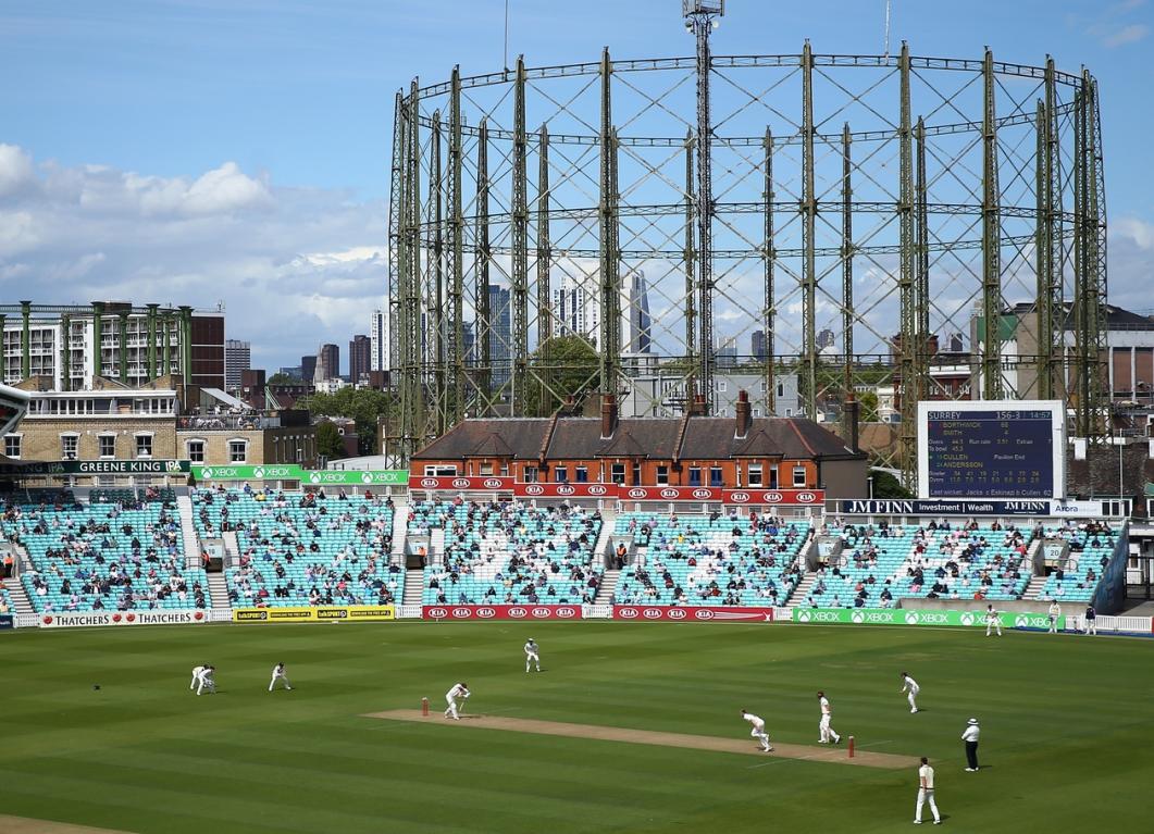 The Oval Surrey's pilot-friendly game against Middlesex saw 1,000 spectators in attendance