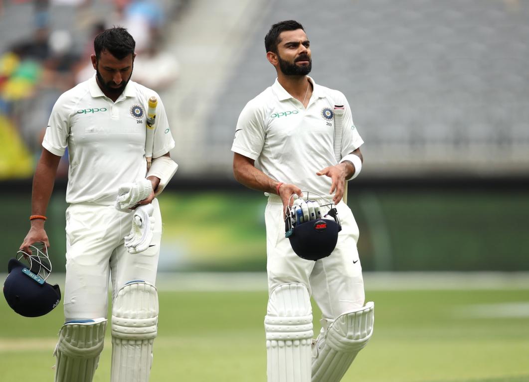 Virat Kohli & Pujara When they started their playing careers as Indian internationals, one could not have been blamed for having thought that Cheteshwar Pujara and Virat Kohli possess contrasting personalities. While Pujara exuded a calm, tranquil aura, Virat Kohli was known for his aggressive swagger. Nearly a decade since they made their test debuts, the duo have become the cornerstones of success for India in the Test match arena. While Virat has not completely abandoned his heart on the sleeve approach to the game that ha