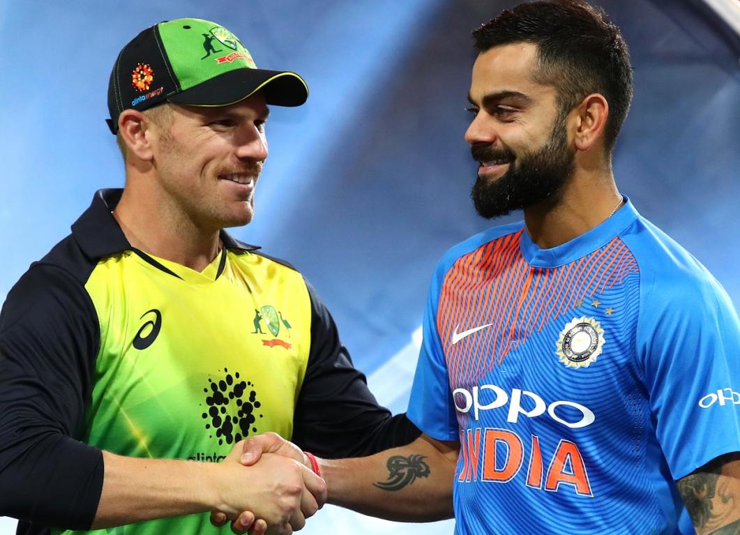 Aaron Finch and VIrat Kohli Australia's white-ball skipper Aaron Finch is excited about playing under Virat Kohli's competitive leadership