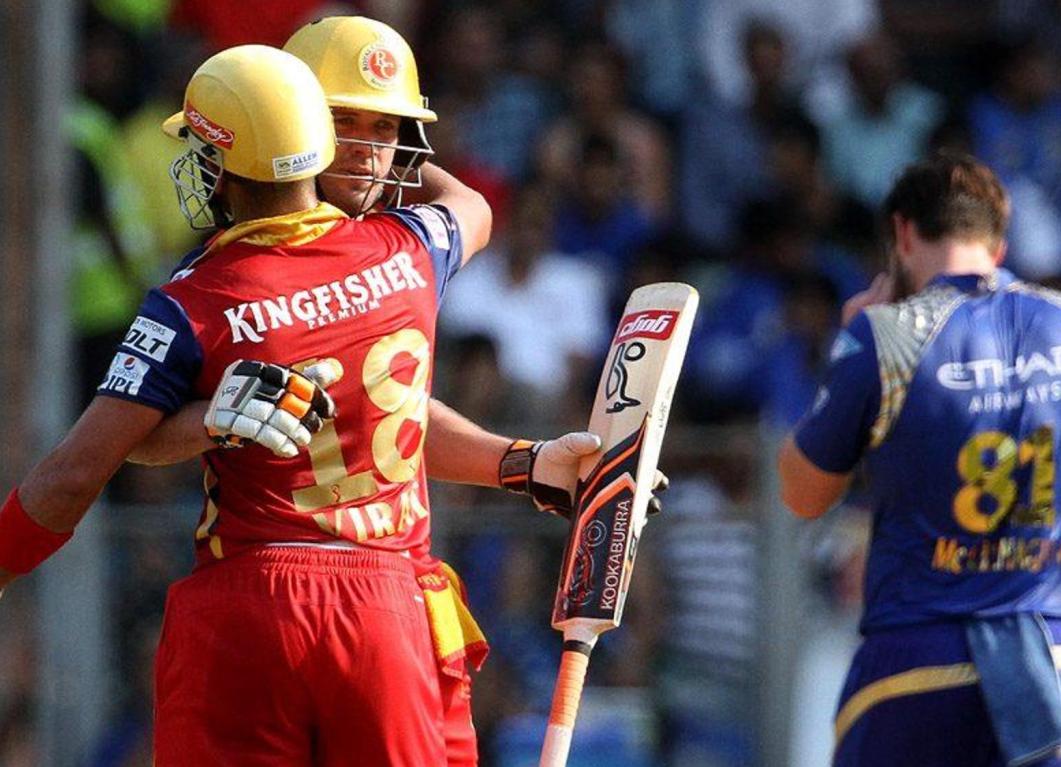Virat Kohli and AB de Villiers A look at eight pieces of trivia and statistics from the matches between RCB and Mumbai Indians in the Dream 11 IPL