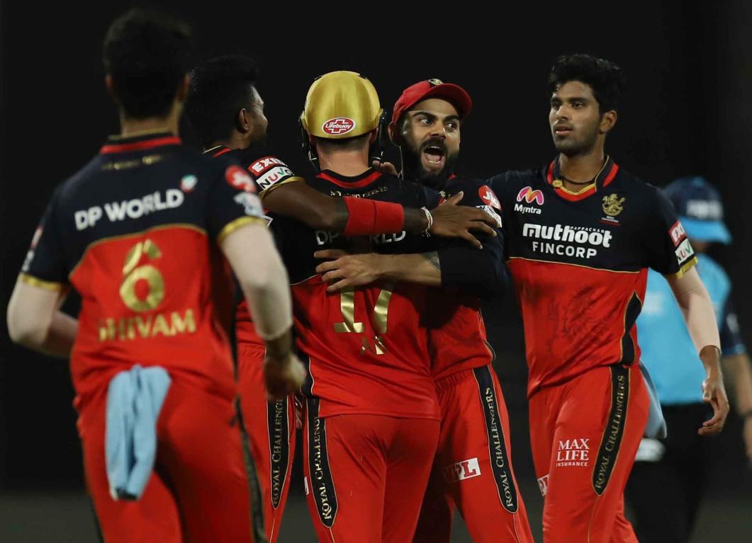 RCB put up an all-round performance to beat KKR at Sharjah