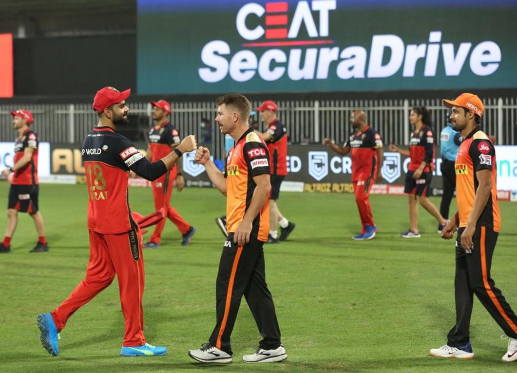 rcb v srh Sunrisers Hyderabad apply the brakes on RCB on a slow Sharjah track