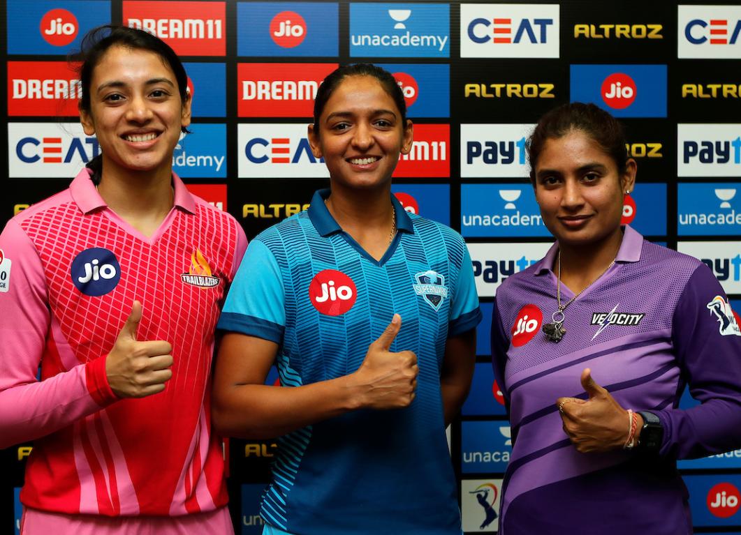 Jio Women's T20 Jio Women’s T20 Challenge is set to begin on November 4, comprising of three teams led by Mithali Raj, Harmanpreet Kaur and Smriti Mandhanna respectively.