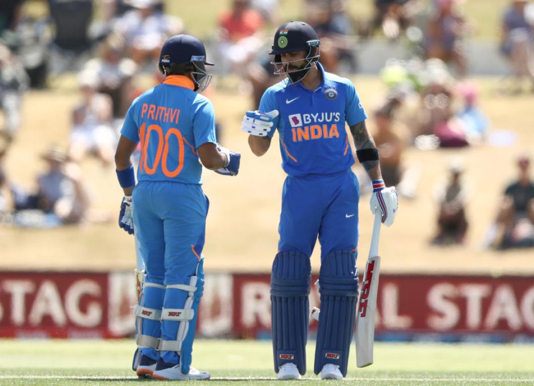 Prithvi Shaw’s progress excites skipper Virat Kohli Prithvi Shaw’s progress excites skipper Virat Kohli