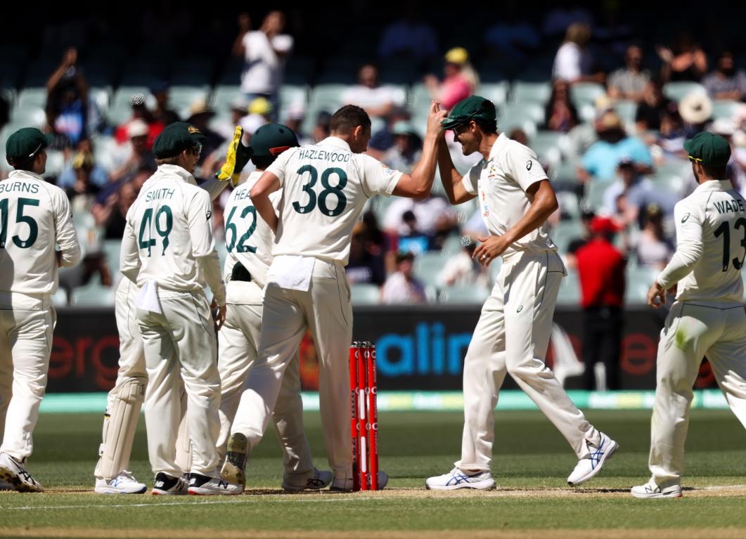 india australia 1st test match score