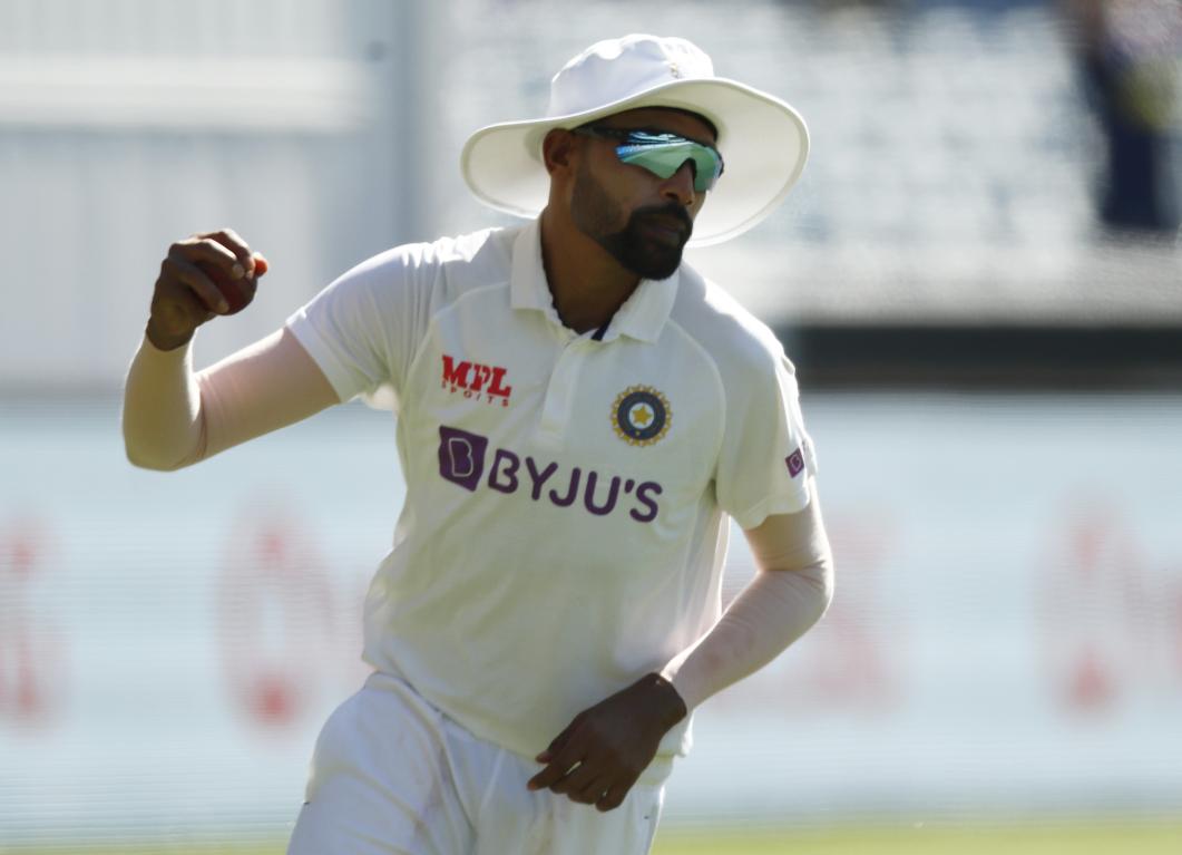 Mohammed Siraj became the 298th player to make his debut for India in Test cricket. You have earned this: R Ashwin to debutant Mohammed Siraj