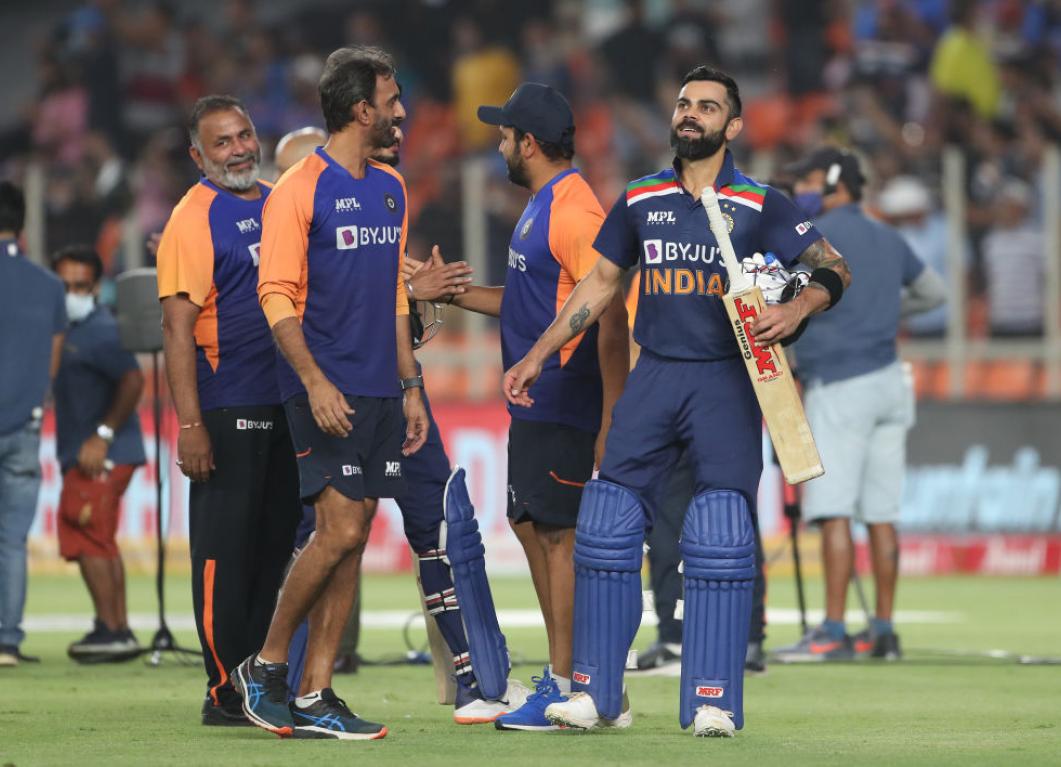 India and RCB captain Virat Kohli raises concerns regarding the umpire's call of the DRS India and RCB captain Virat Kohli raises concerns regarding the umpire's call of the DRS