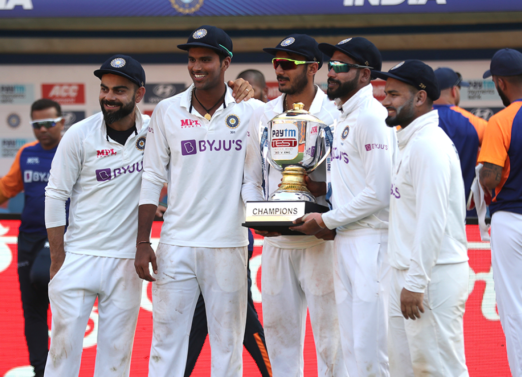 Indian cricketers react after making it to final of World Test Championship
