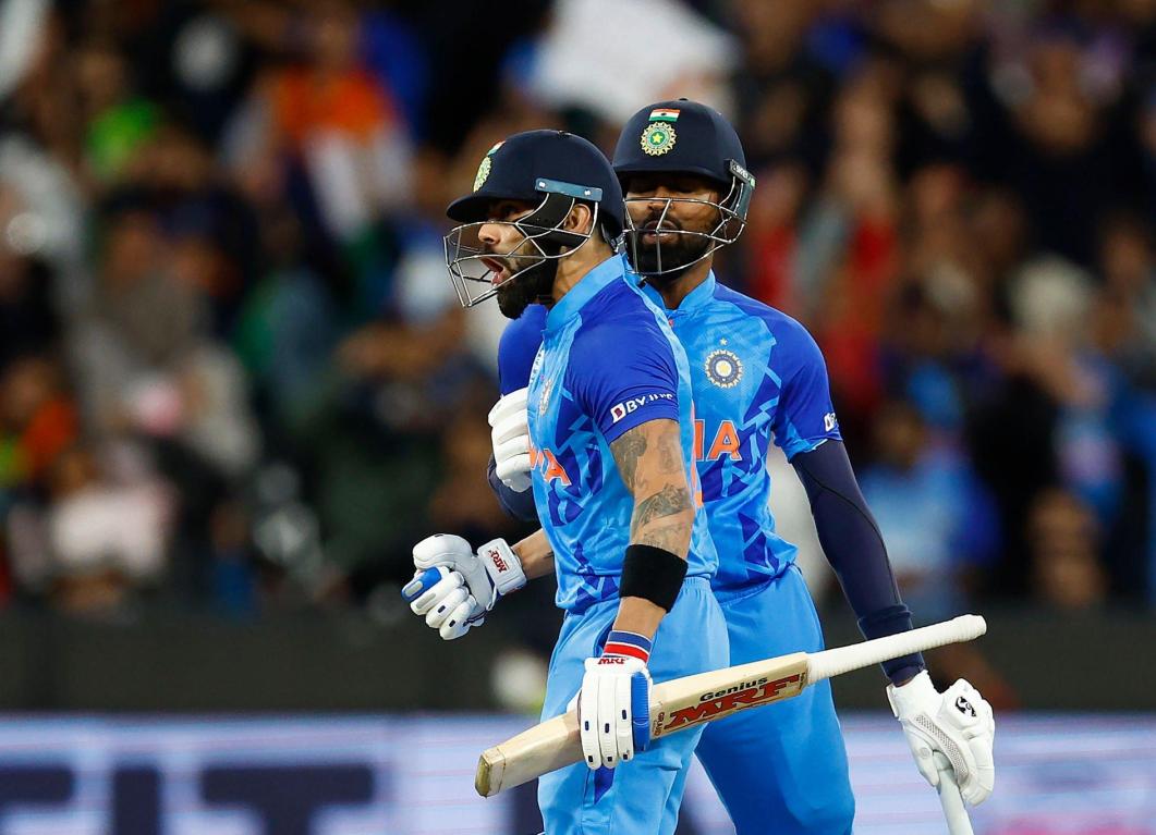 Virat Kohli and Hardik Pandya