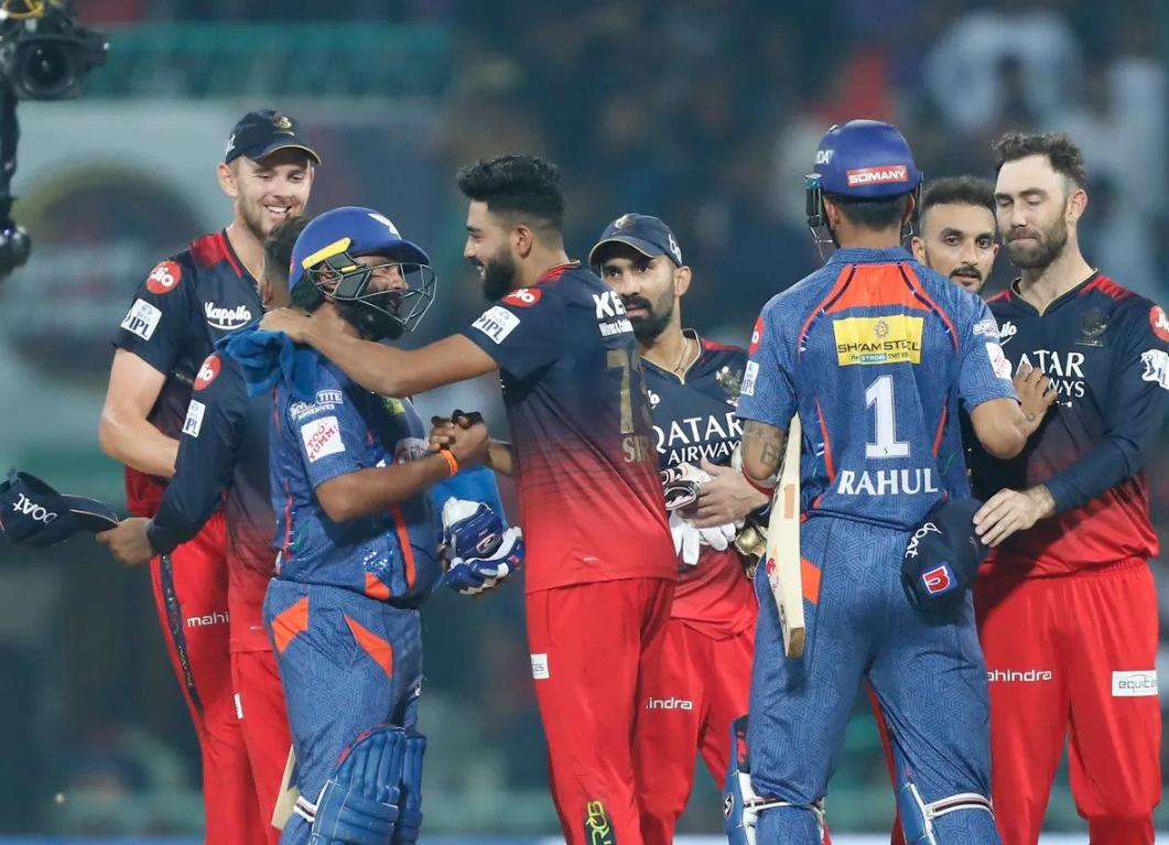 RCB come out on top in a low-scoring thriller against LSG RCB come out on top in a low-scoring thriller against LSG