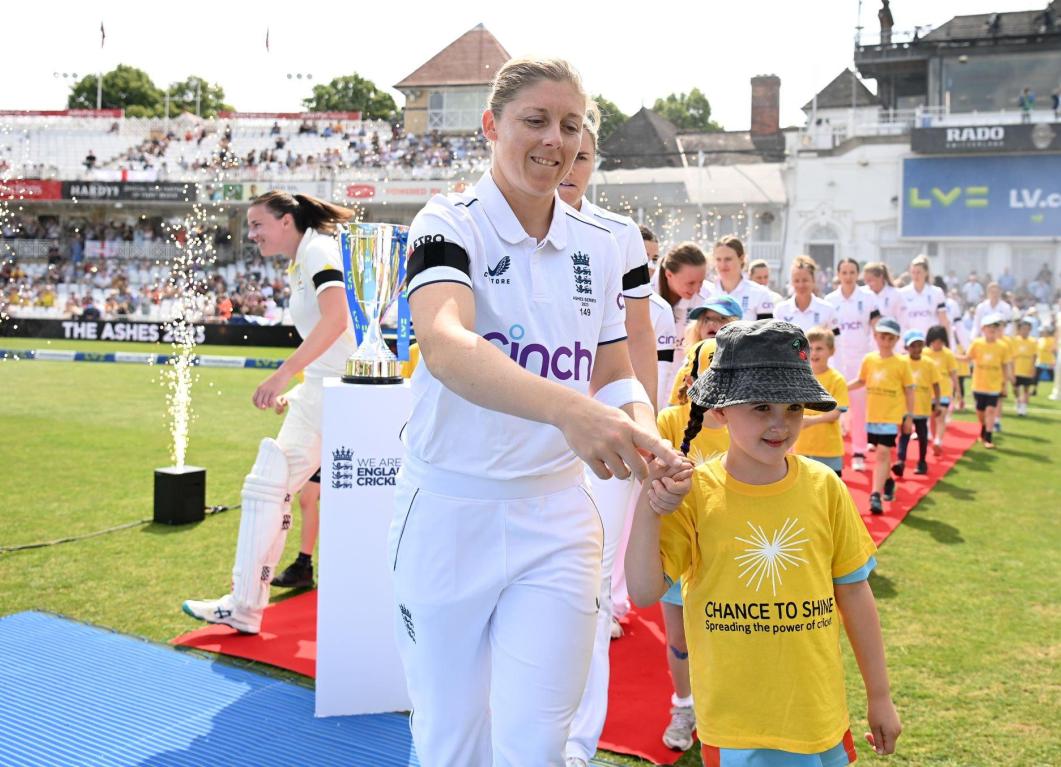 It was just about getting in and trying to play every ball on its merit: Heather Knight after a well-made fifty in the Women’s Ashes Test