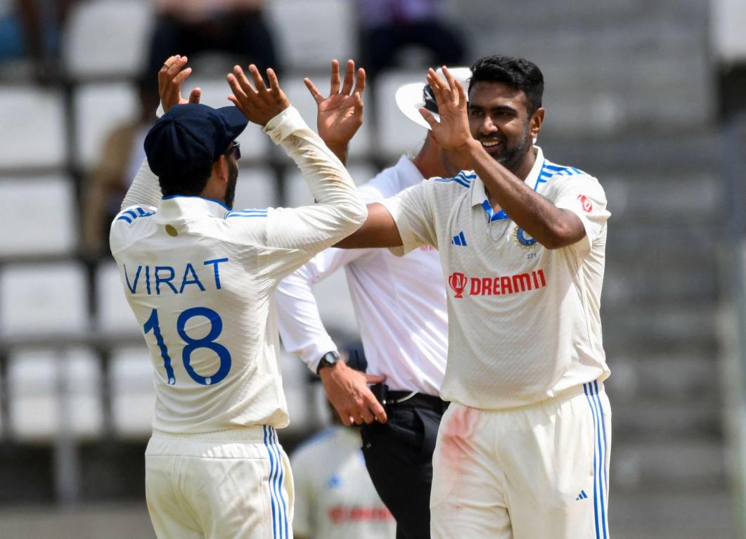 R Ashwin steals the headlines with a 5-fer as India wrest dominance at Stumps on Day 1