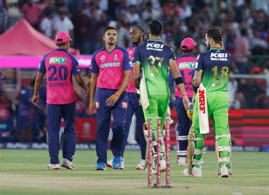 RCB vs RR RCB vs RR
