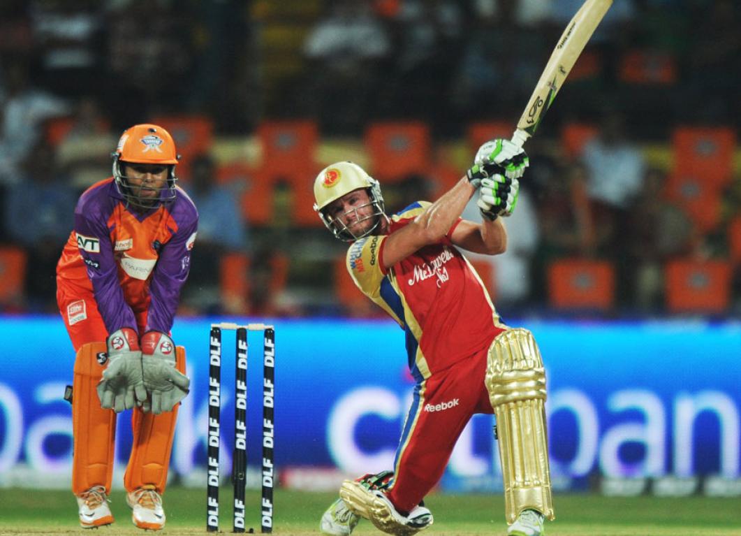 AB de Villiers put on an exhibition of his abilities on RCB debut and took the team across the finish line in a tense run-chase