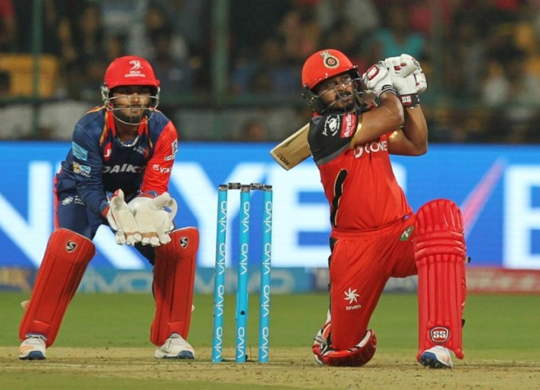 Kedar Jadhav's 37-ball 69 guided RCB to a score of 157