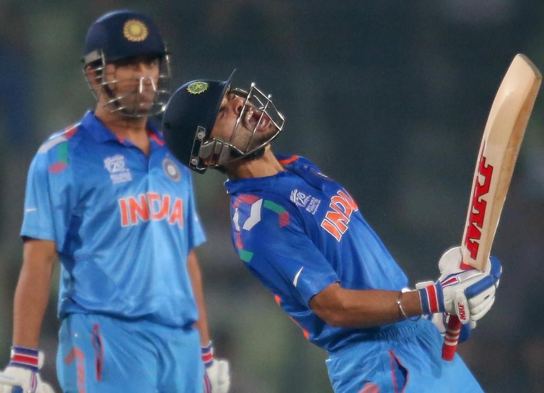 Virat Kohli scored a masterful 72 off 44 taking India to the finals of the World T20