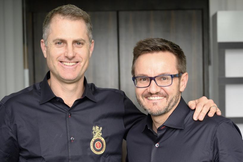 Simon Katich and Mike Hesson