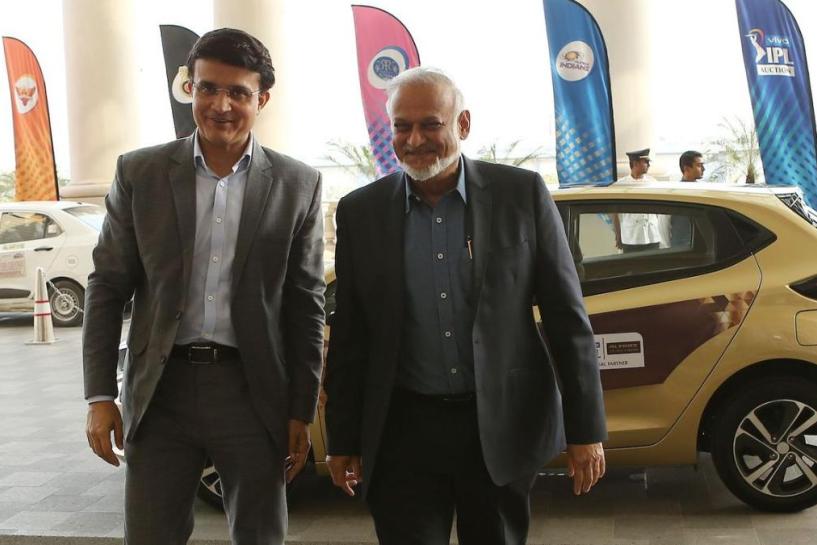 IPL Governing Council Meeting - BCCI President Sourav Ganguly and IPL Chairman Brijesh Patel