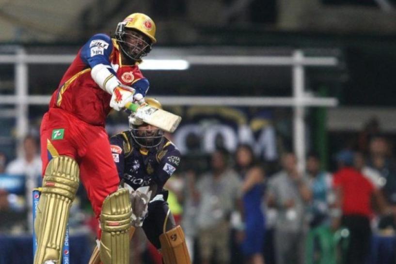 Chris Gayle heroics helps RCB beat KKR on this day in 2015.