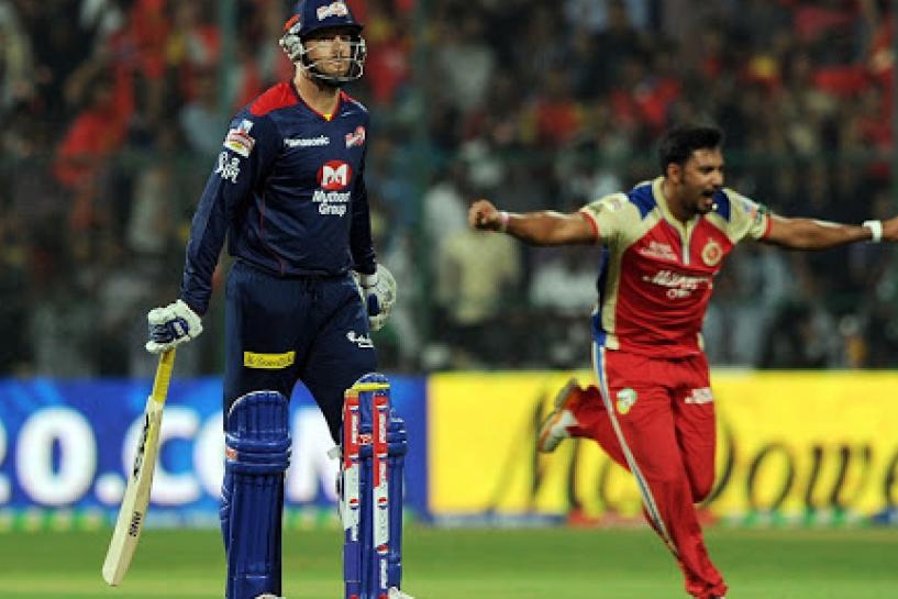 RCB beat DD in the super-over in IPL 2013 RCB beat DD in the super-over in IPL 2013