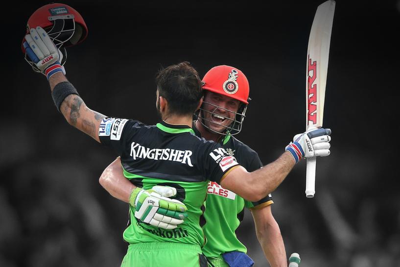 RCB registered a record win against Gujarat Lions in 2016 after turning up in green jerseys