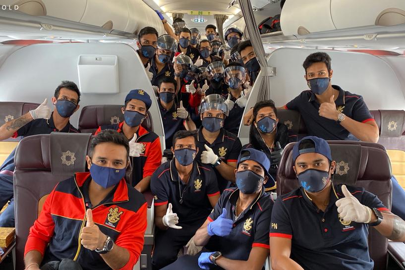 Royal Challengers Bangalore arrive in Dubai for IPL 13 - Official Update